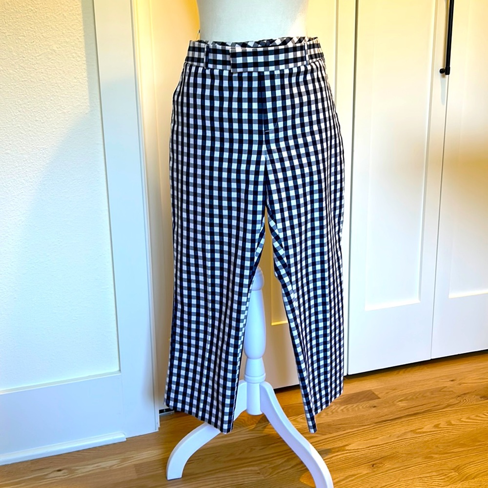 Banana Republic ‘Mad Men’ Gingham Capri Pants size 10P